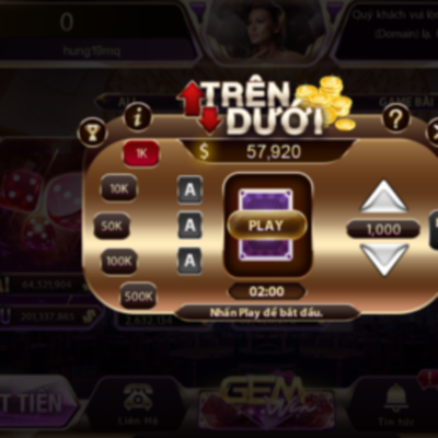 Mini game trên dưới