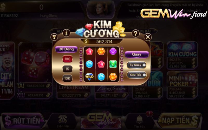 Lưu ý quan trọng khi chơi game kim cương gemwin